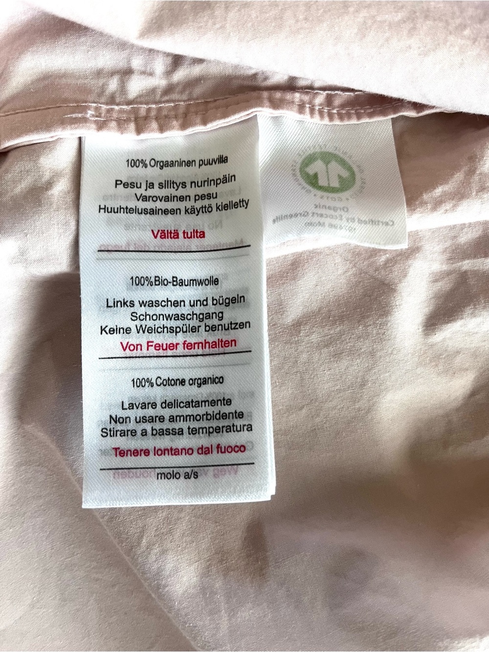 Molo Casta Organic Cotton Loose Fitting Dress 8-10 - Picture 10 of 12